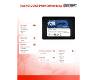 Patriot 256GB 2,5" SATA SSD P210 - 575325 - zdjęcie 5